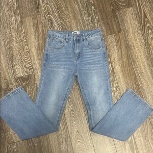 Classic Blue girls Jeans flare legs. (12y)